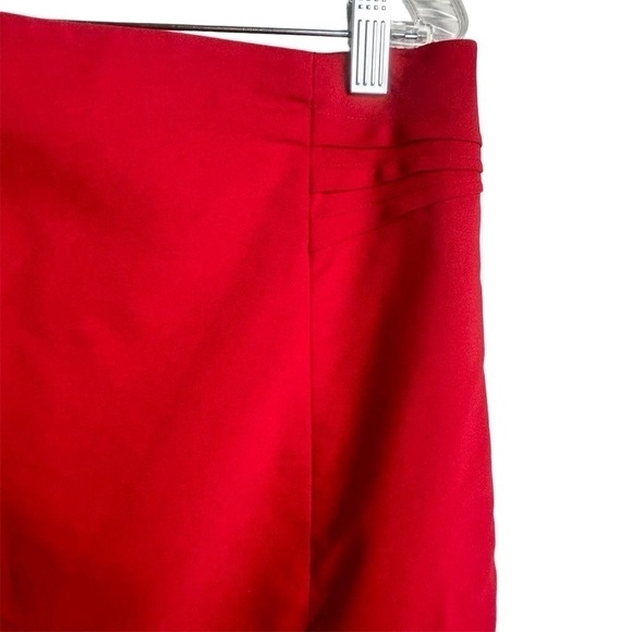 Express Women's Red Pencil Skirt Size 10 Knee Length Solid - Picture 10 of 11
